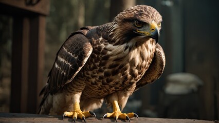 Majestic Eagle with an Intense Gaze