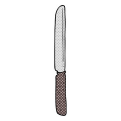 cartoon cutlery knife