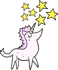 cartoon unicorn