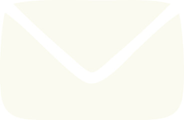 flat color retro cartoon paper envelope