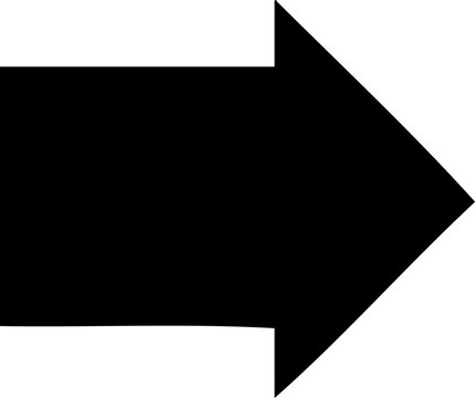 flat symbol arrow symbol