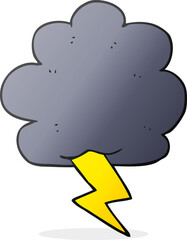 cartoon thundercloud