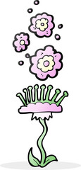 cartoon perfumed flower