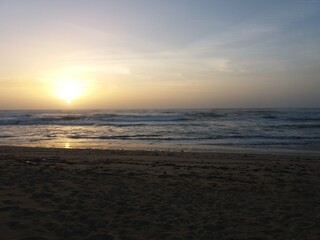 Fototapeta premium sunset on the beach