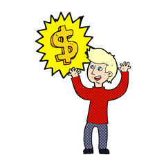 making money cartoon