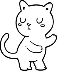 cartoon cat