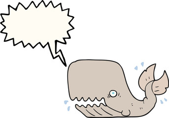 speech bubble cartoon angry whale