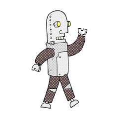 cartoon robot
