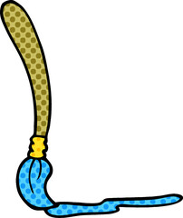 cartoon doodle paint brush