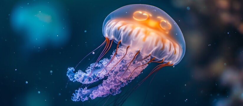 The jellyfish species known as cyanea capillata is found on Coll island in Scotland.