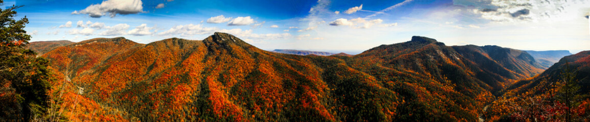 Linville Gorge in Autumn, North Carolina