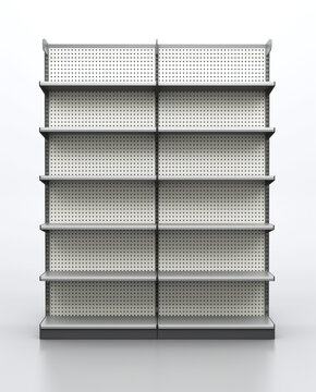 Store Shelves, Empty Shelf, Marketing Mockup