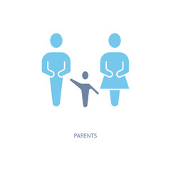 parents concept line icon. Simple element illustration. parents concept outline symbol design.