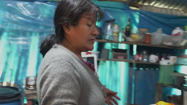Mujer Cosinando