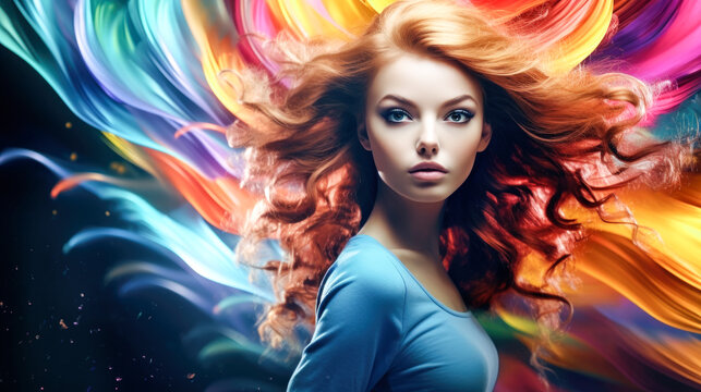 Color Blending and Unity Photography of woman: Photos that Show the Impact of Harmonious Colors