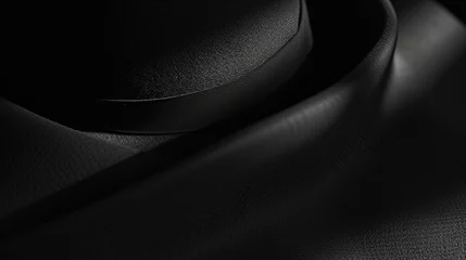 Poster black hat on black background © Aline