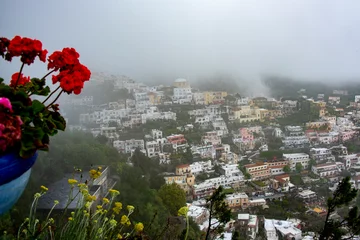 Photo sur Plexiglas Plage de Positano, côte amalfitaine, Italie Town of Positano - Italy