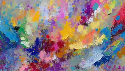 a brush splatter smears artwork poster colorful oil abstract painting creative artistic acrylic paint stroke texture canvas art creativity picture simple trendy pastel card bright isolated watercolor