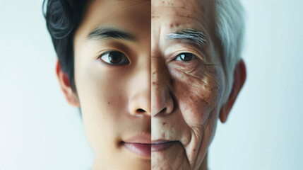 時代を映す日本人の顔：青春と老年の一体感