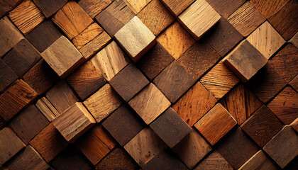 Wood, mosaic, wood, wallpaper, texture, diagonal, pattern, block