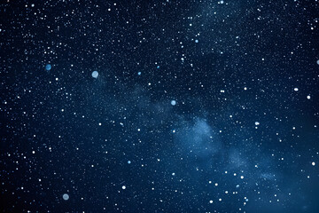 stars falling upon a dark blue night sky