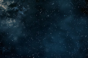 Fototapeta premium stars falling upon a dark blue night sky