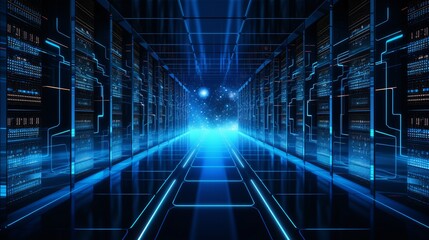 Data server center background