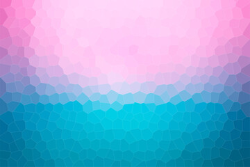 Illustration of blue, pink and purple abstract polygonal background