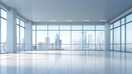 Light modern office, beautiful background. Business Work Room Concept. Beautiful professional sunlight