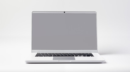 laptop or notebook computer on white background for design