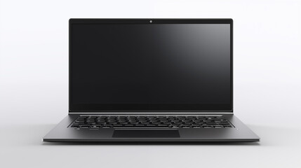 laptop or notebook computer on white background for design