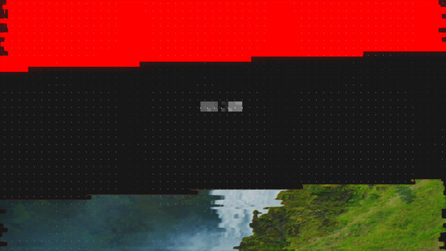 Subtle Grid Glitch Transition