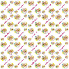 seamless pattern with flowers