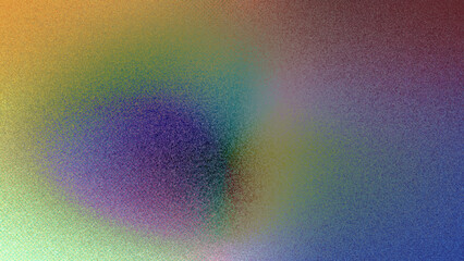 An abstract iridescent grainy grunge texture background image.