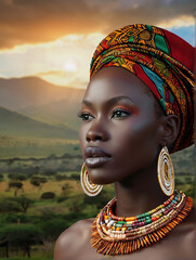 Beautiful African Woman 