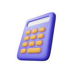 Calculator 3d illustration