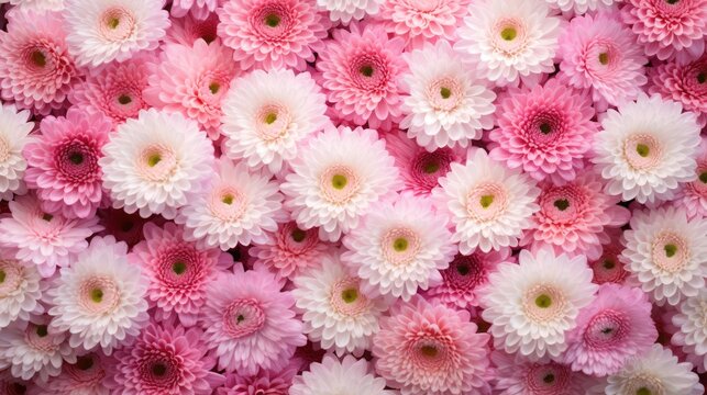 Pink Bellis Daisy Flowers. Colorful pompon blooms. Spring nature background. Happy Easter backdrop. Bellis English Daisy Perennial Fully double flower White, pink and rose blooms.