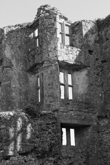 Roscommon castle ruins windows, Roscommon, Ireland 