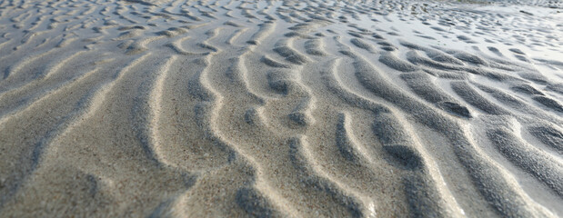 바다, 모래, 모래사장, 밀물, 썰물, 물결