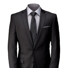 black suit, transparent background png