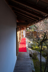 Japanese garden of Hosen-in temple in Kyoto, Japan