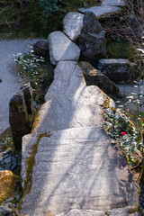 Japanese garden of Hosen-in temple in Kyoto, Japan