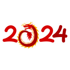 2024 Chinese New Year Typography