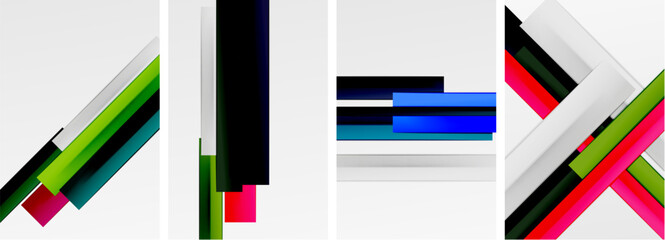 Stripes and lines poster abstract backgrounds. Vector illustration For Wallpaper, Banner, Background, Card, Book Illustration, landing page