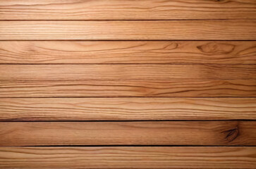 Fototapeta premium Light brown wood texture. Flat lay background. Table or floor surface. Copy space.