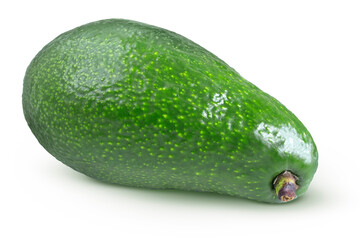 Avocado on isolated white background