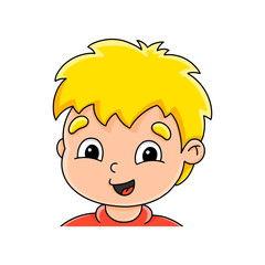 Cartoon character. Isolated on white background. Design element. Template for your design, books, stickers, cards. Vector illustration.