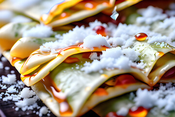 Enchiladas in Mexico. Generative AI