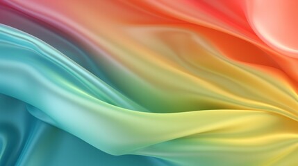 Vibrant abstract background with swirling rainbow colors for creative designs.