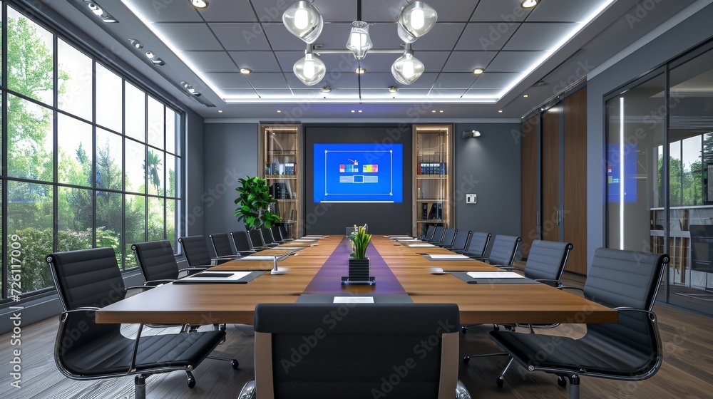 Poster step into the future with our iotenhanced conference room featuring tingedge technologies such as in